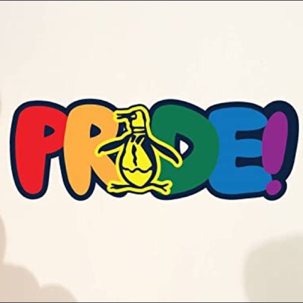 Original Penguin Blue Rainbow Pride Short Swim Trunks Bloomingdale’s Exclusive - Picture 13 of 15